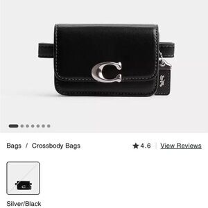 Coach card Belt Bag NWT